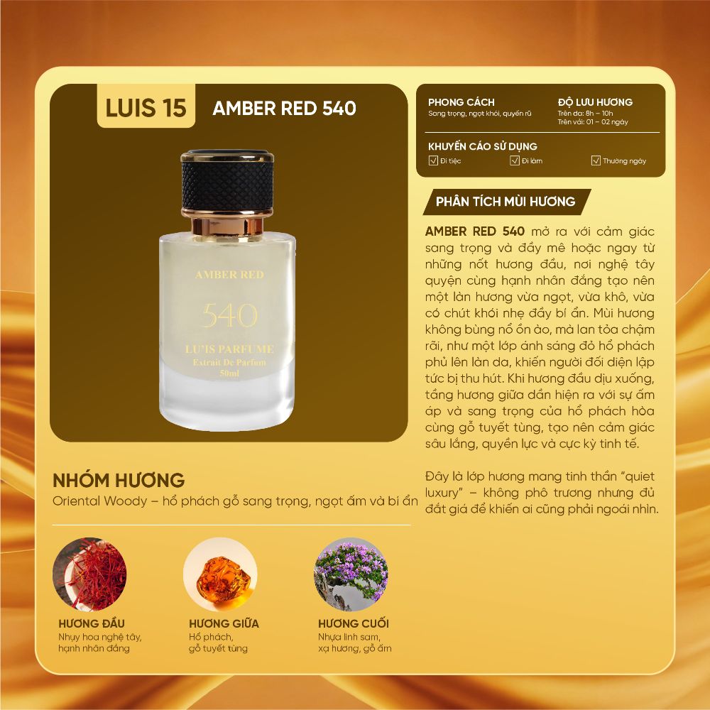 Amber Red 540 50ml Amber Red 540 50ml